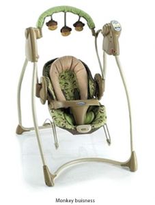 Детские электрокачели 2в1 Graco DUO с адаптером в Челябинске